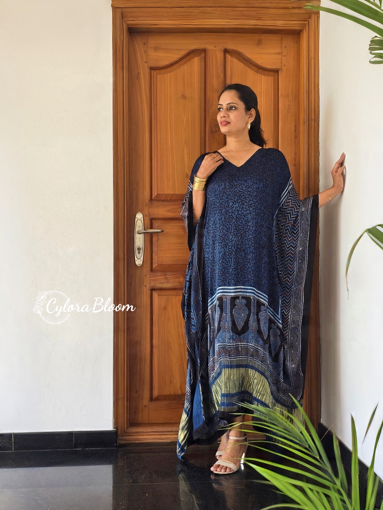 ZARIKA AJRAKH MODAL KAFTAN - Image 4