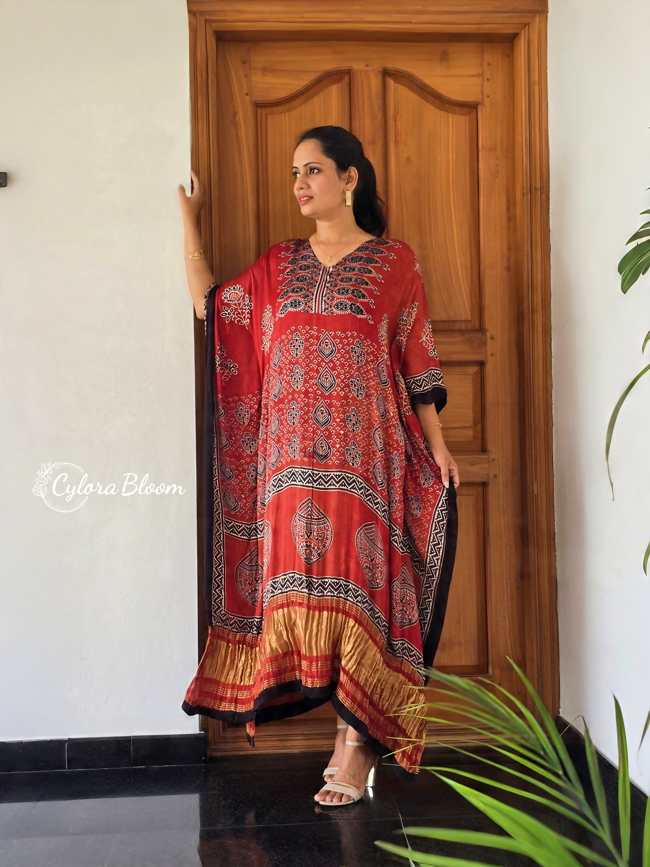 ZARIKA AJRAKH MODAL KAFTAN - Image 4