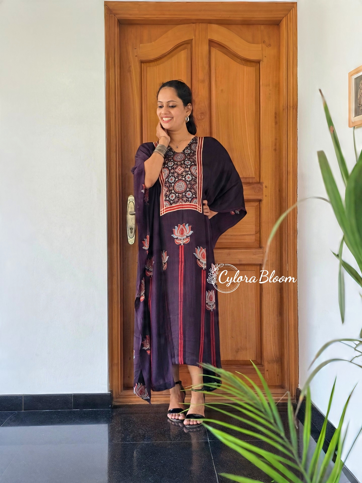 NOOR AJRAKH MODAL KAFTAN - Image 3