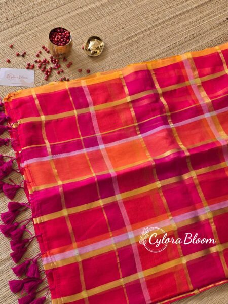 Lakshmi Kattam – Madras Checks Saree