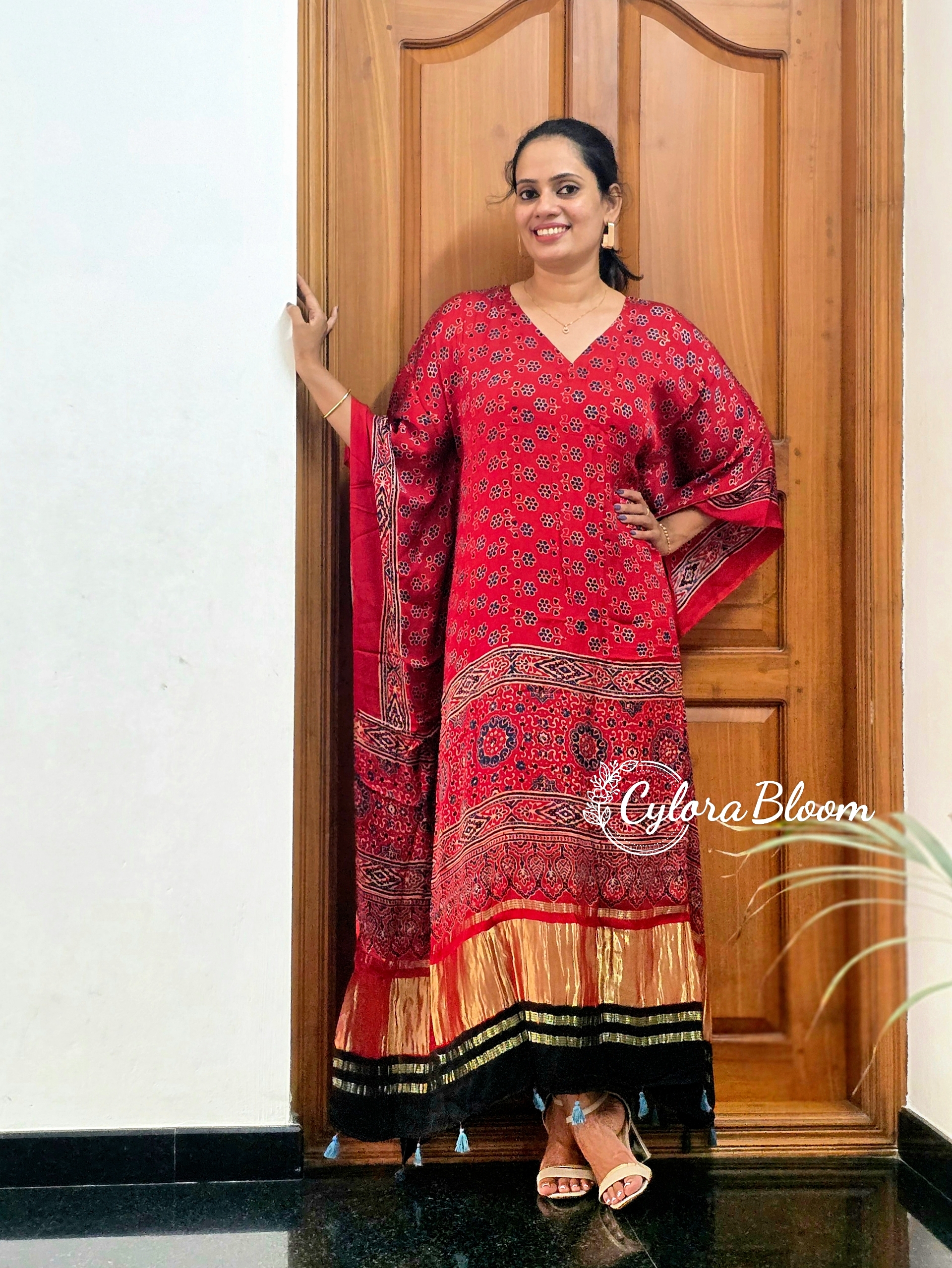 ZARIKA AJRAKH MODAL KAFTAN - Image 3