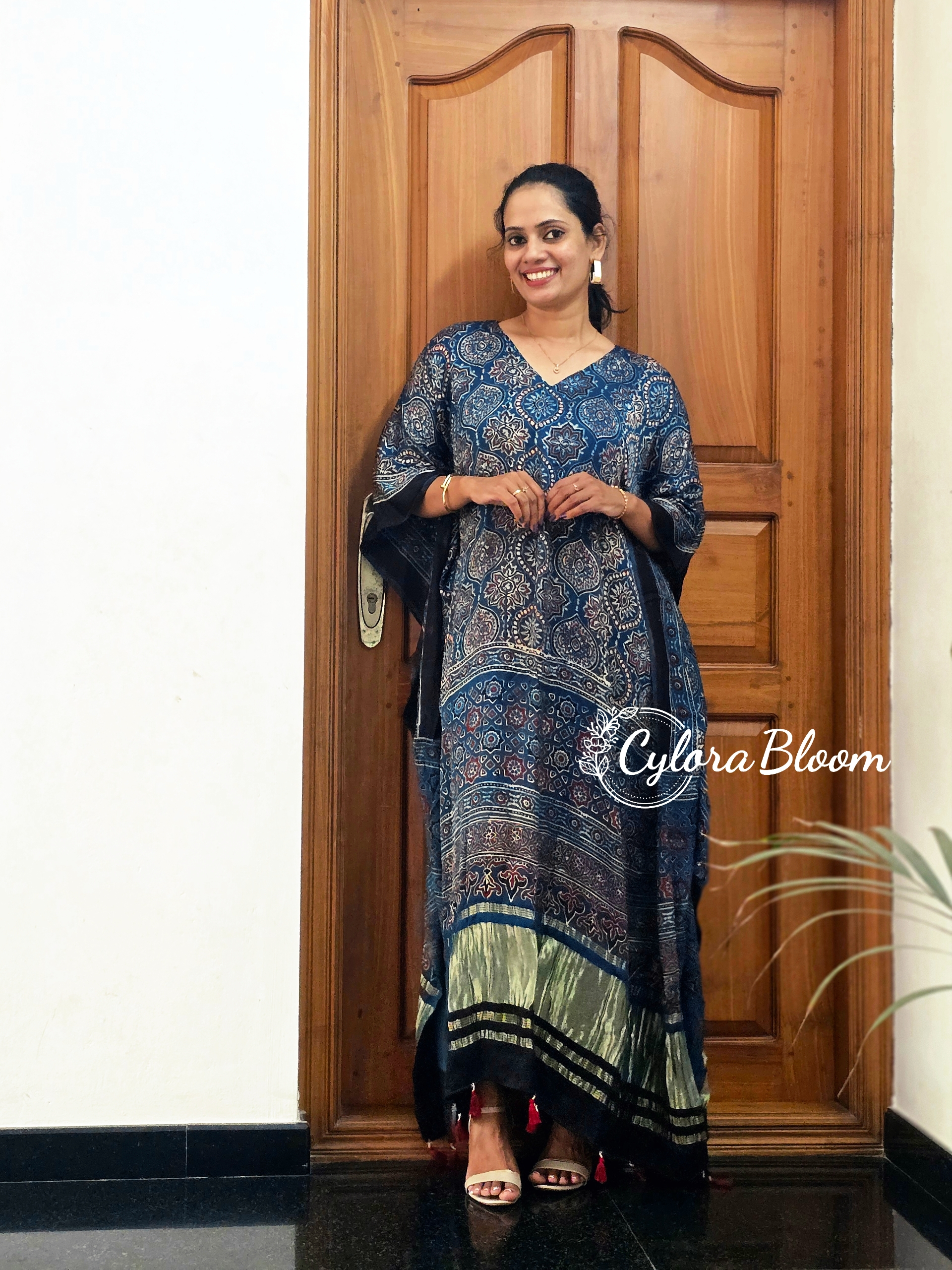 ZARIKA AJRAKH MODAL KAFTAN - Image 2