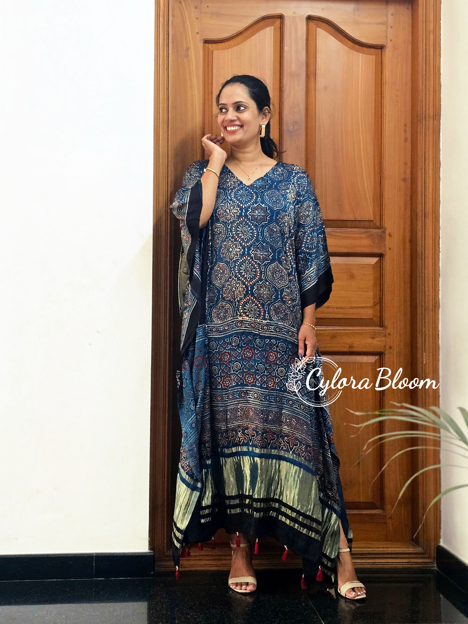 ZARIKA AJRAKH MODAL KAFTAN - Image 3
