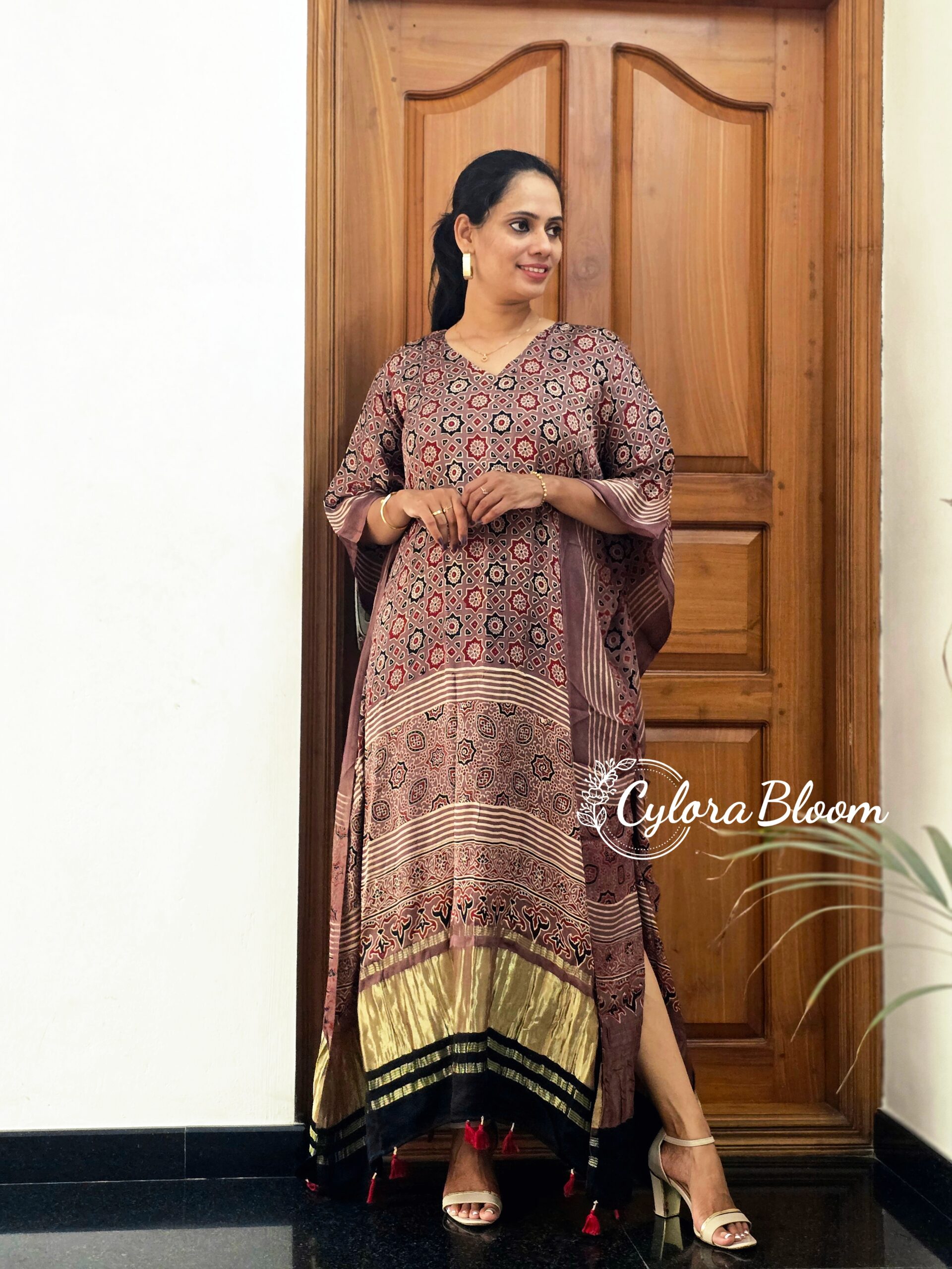 ZARIKA AJRAKH MODAL KAFTAN - Image 2