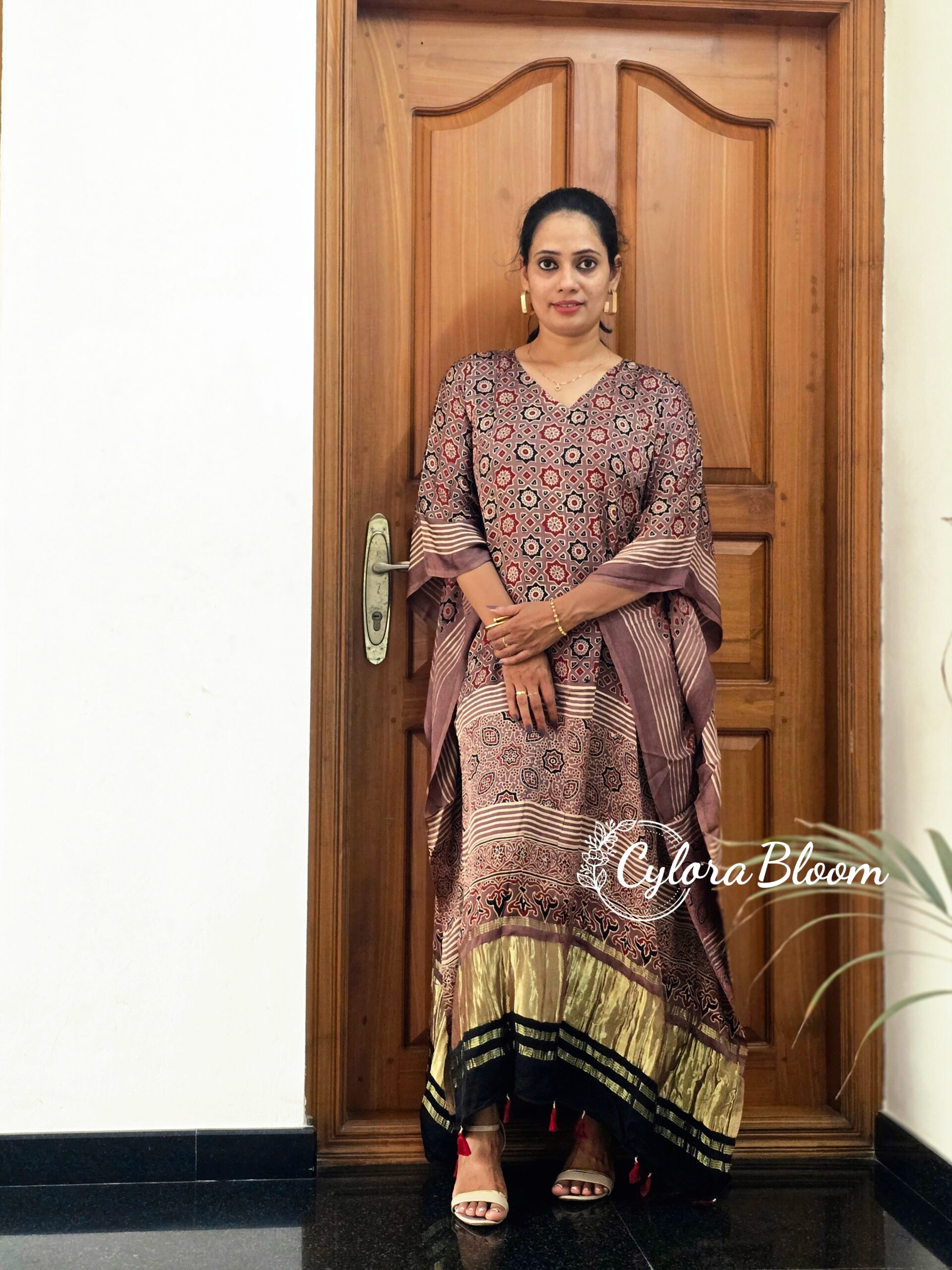 ZARIKA AJRAKH MODAL KAFTAN - Image 3