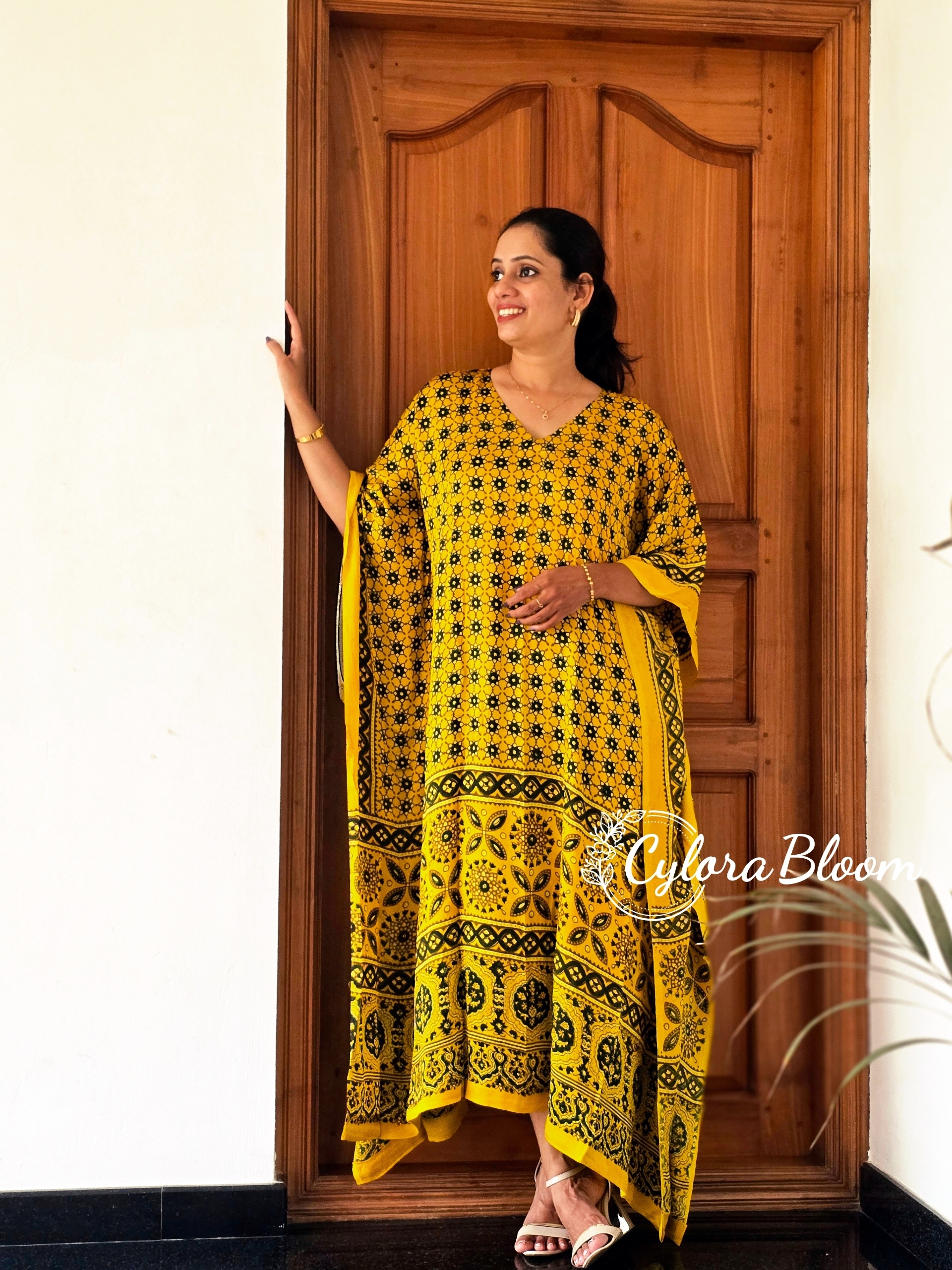 NOOR AJRAKH MODAL KAFTAN - Image 2
