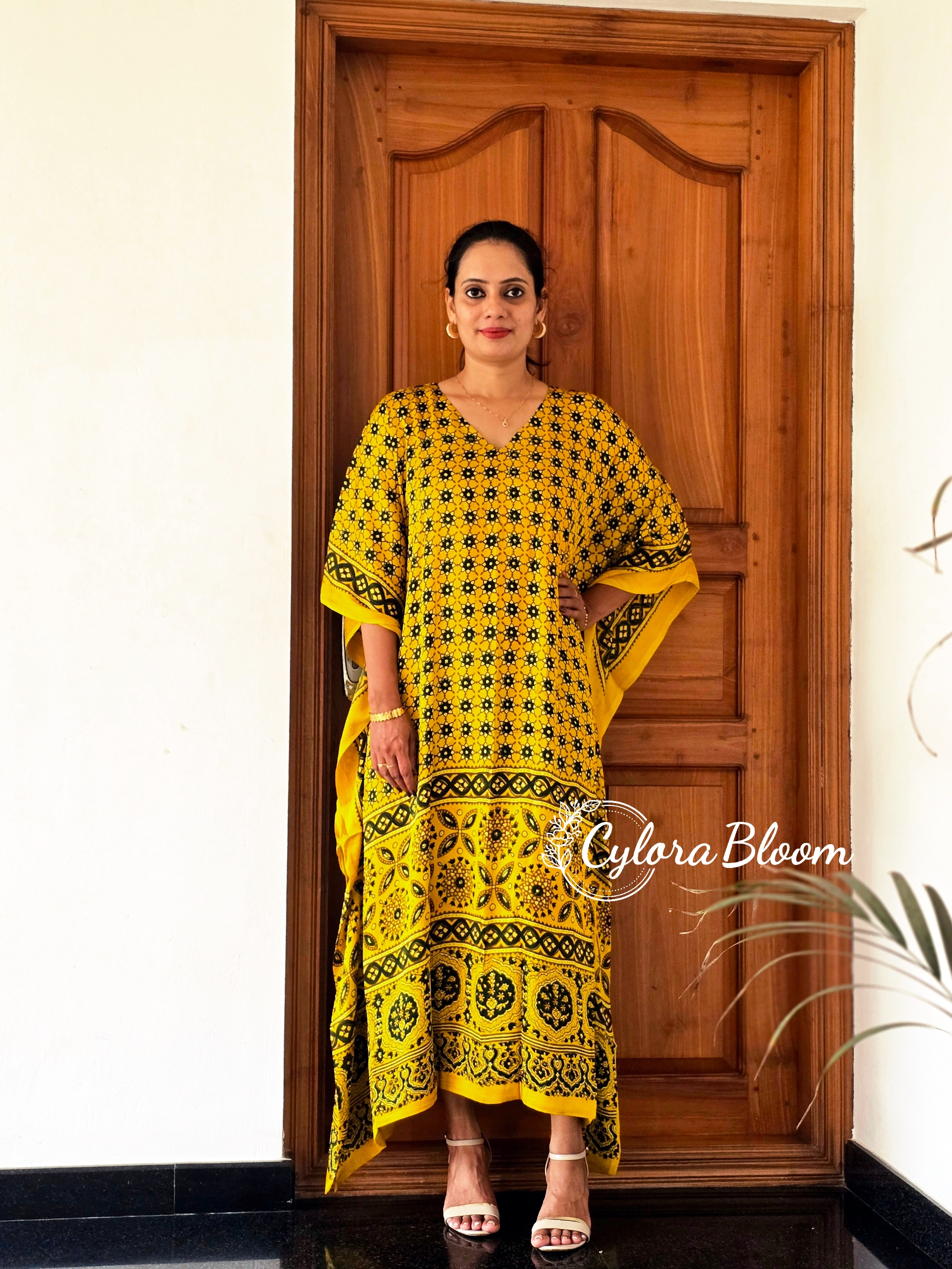 NOOR AJRAKH MODAL KAFTAN - Image 3