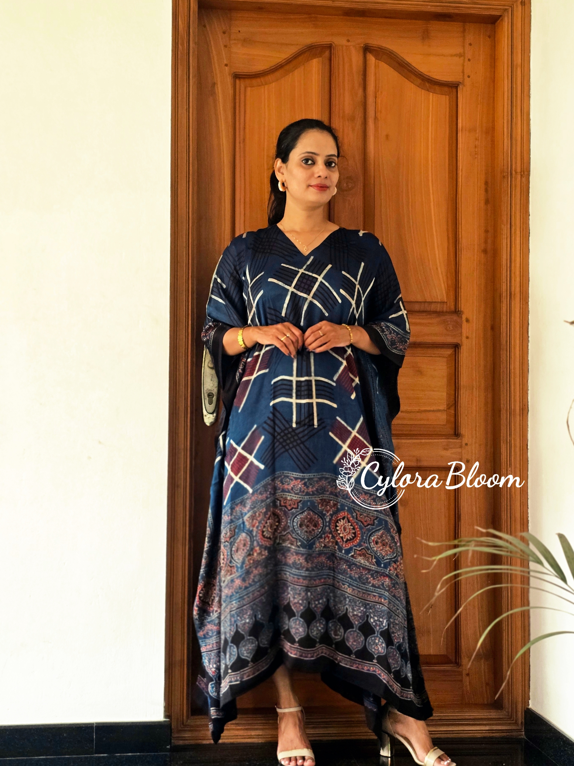 NOOR AJRAKH MODAL KAFTAN - Image 3