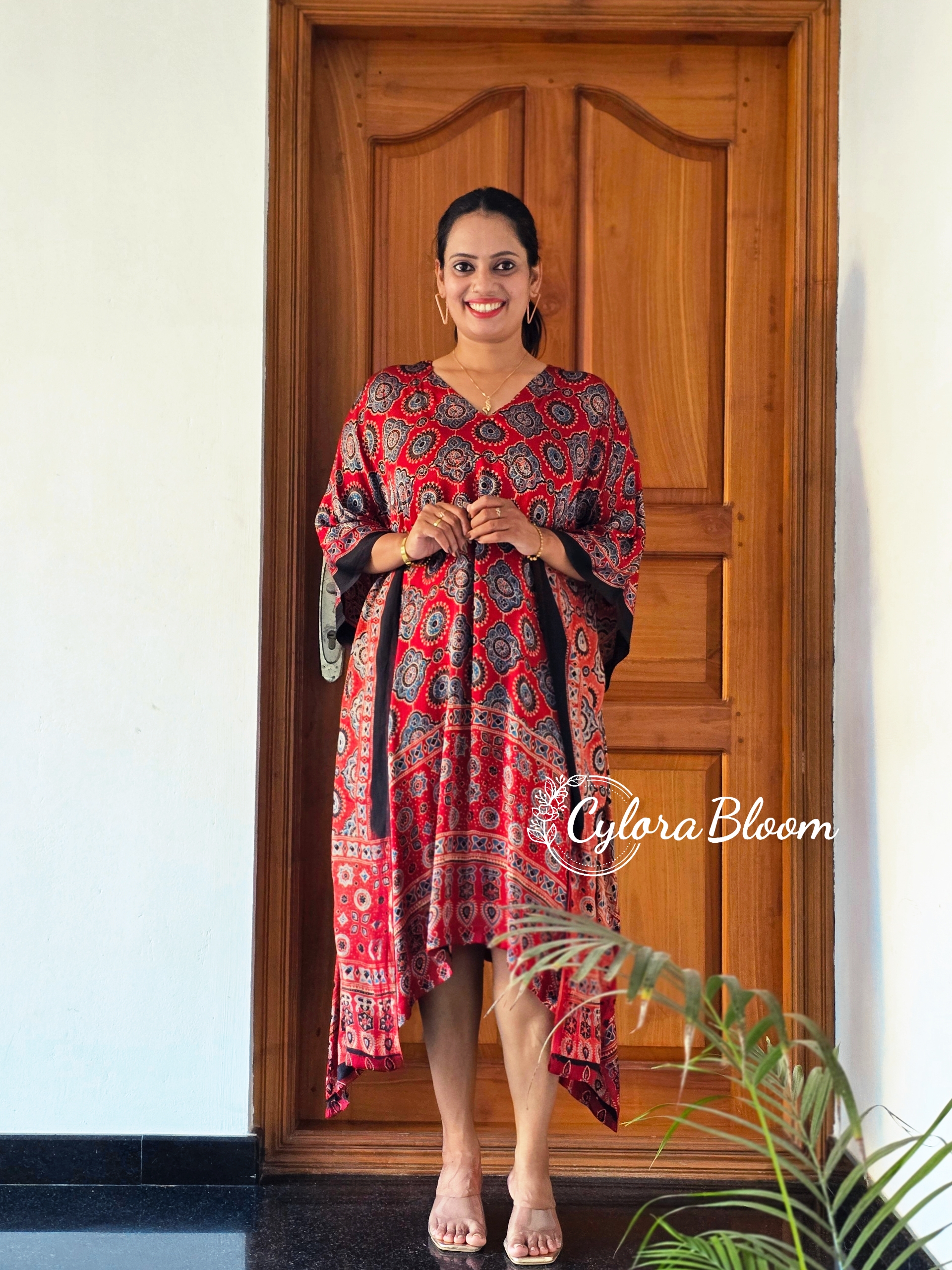 NOOR AJRAKH MODAL KAFTAN - Image 2