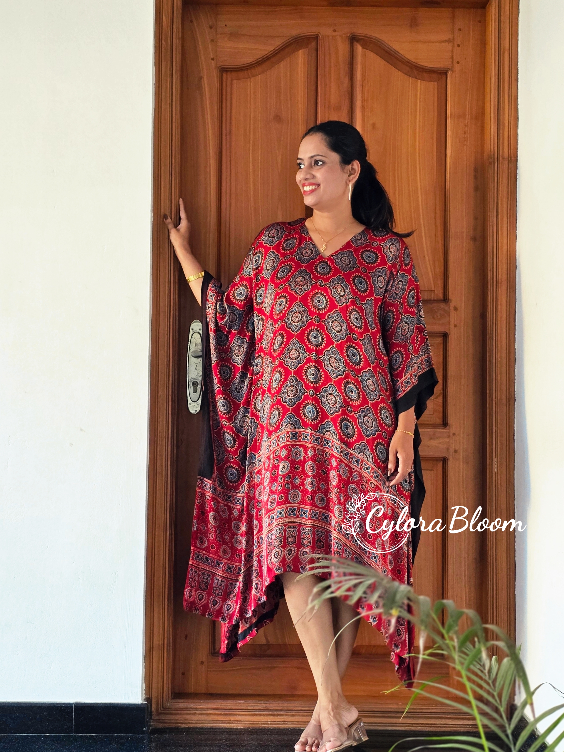 NOOR AJRAKH MODAL KAFTAN - Image 3