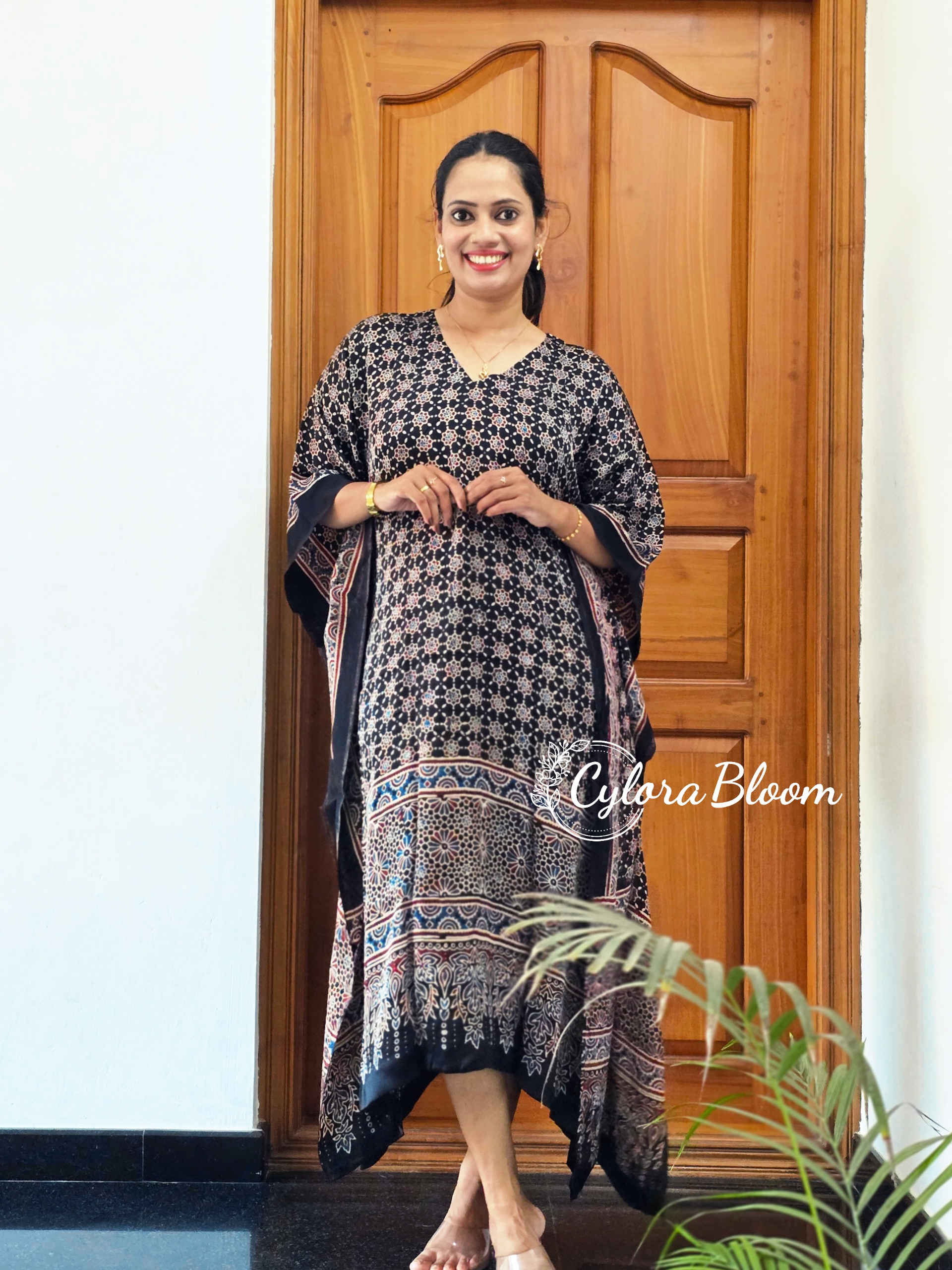 NOOR AJRAKH MODAL KAFTAN - Image 3