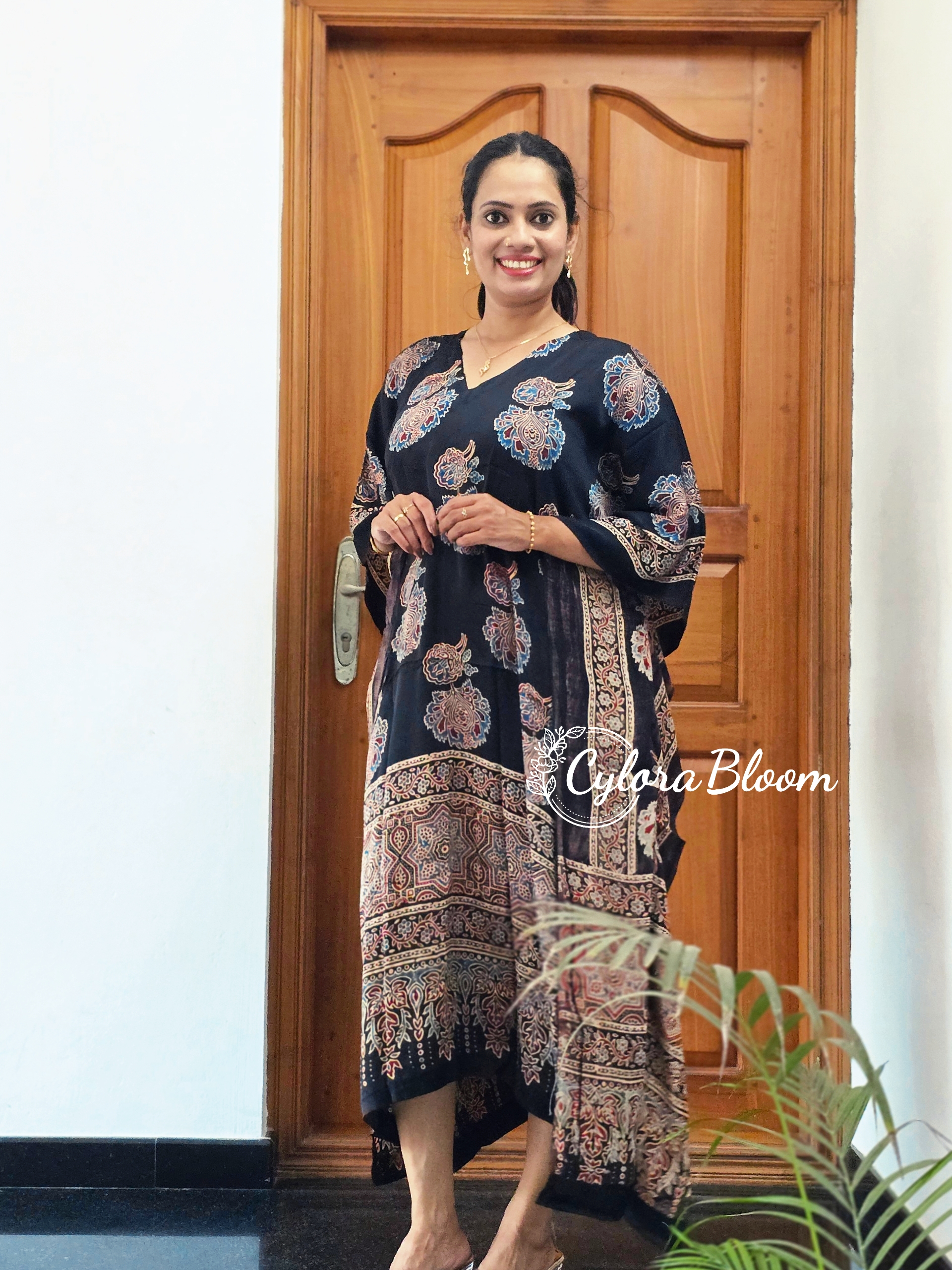 NOOR AJRAKH MODAL KAFTAN - Image 4