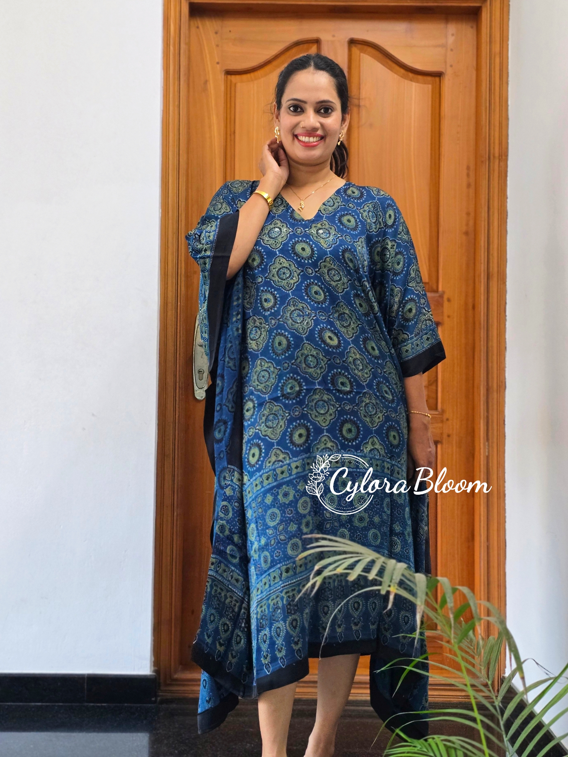NOOR AJRAKH MODAL KAFTAN - Image 3